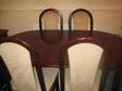 DINING TABLE & 4 Chairs -5 ft x 3 ft extending oval....