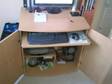 £35 - BEECH FINISH Hideaway PC Workstation/Desk