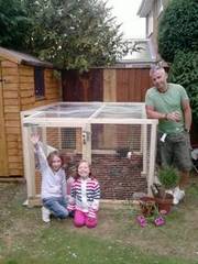 Due to unexpected house move,  chicken coop, run & chickens. £350